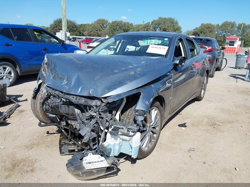 Vin: jn1ev7apxjm353483, lot: 46664716, infiniti q50 3.0t luxe 20182