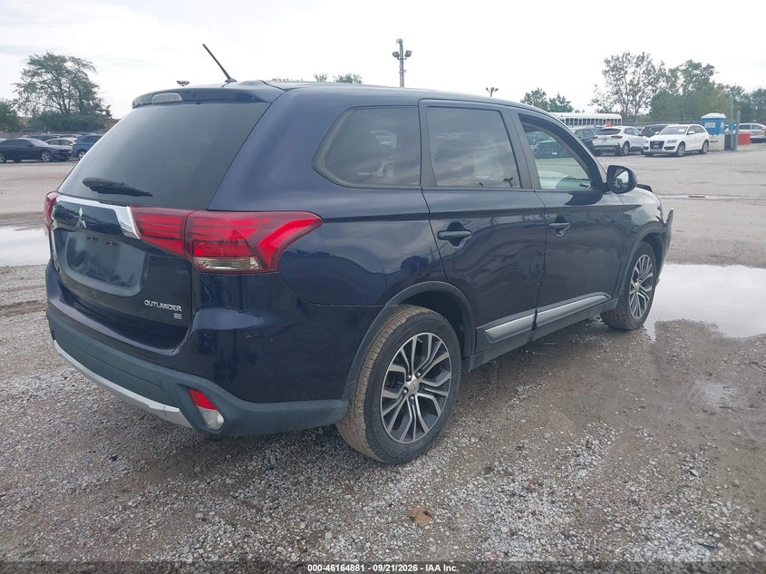 Vin: ja4az3a34gz005335, lot: 46664723, mitsubishi outlander es/se/sel 20164