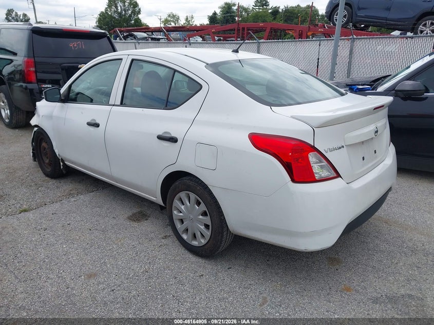 Vin: 3n1cn7ap6jl838267, lot: 46664747, nissan versa 1.6 s+ 20183