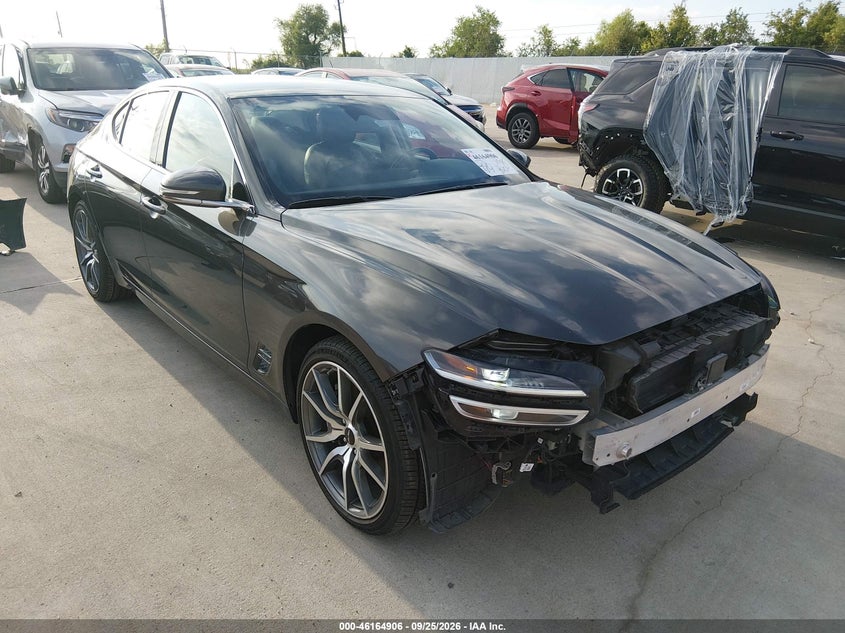 2025 Genesis G70 2.5T Rwd, Front & Rear, IAAI, VIN KMTG34SC1SU153956