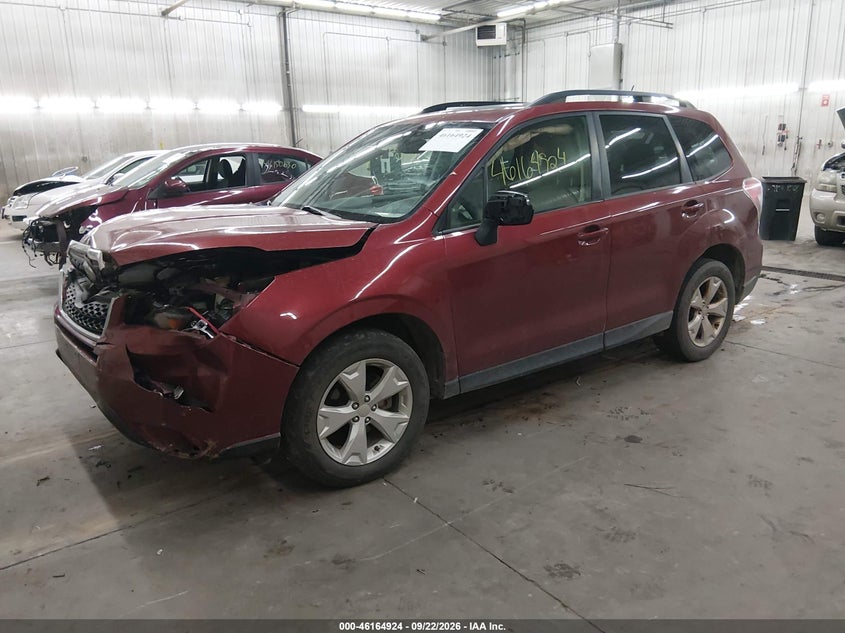 Vin: jf2sjadc8fh512990, lot: 46664767, subaru forester 2.5i premium 20152