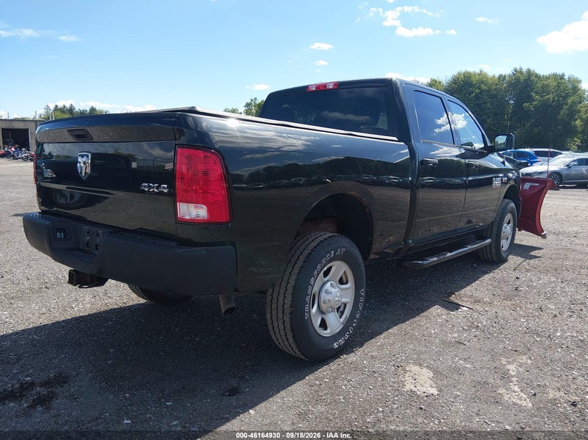 Vin: 3c6tr5ct3jg295282, lot: 46664772, ram 2500 tradesman  4x4 6'4 box 20184