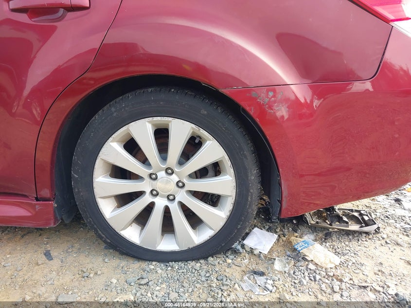 SUBARU LEGACY 2011 VIN 4S3BMBL64B3222907