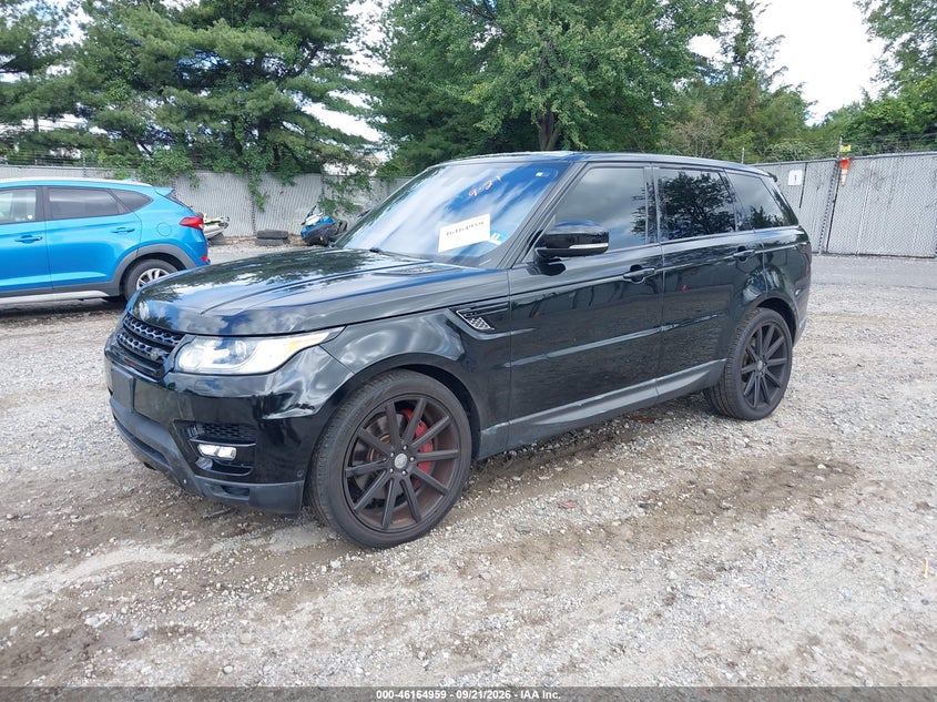 Vin: salwr2tf2ea358464, lot: 46664801, land rover range rover sport 5.0l v8 supercharged 20142
