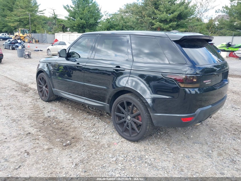 Vin: salwr2tf2ea358464, lot: 46664801, land rover range rover sport 5.0l v8 supercharged 20143