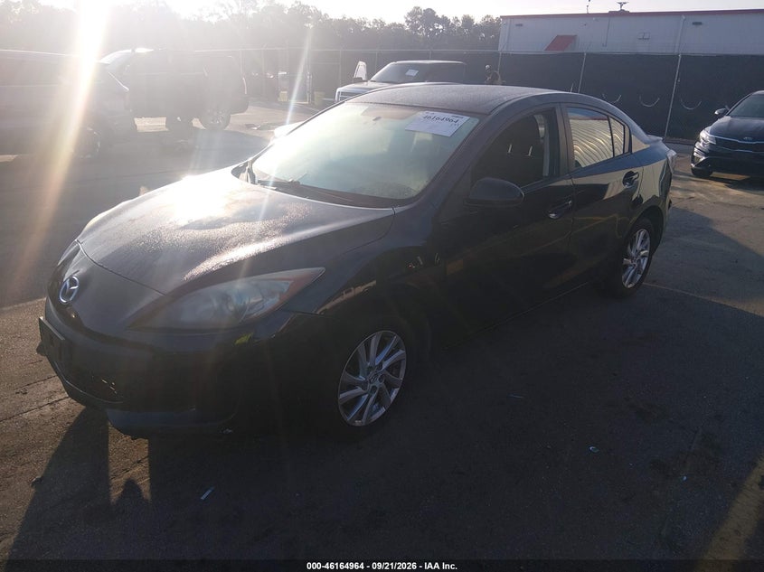 Vin: jm1bl1v89c1606187, lot: 46664806, mazda mazda3 i touring 20122