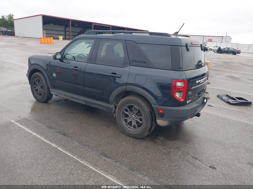 Vin: 3fmcr9b65mra21761, lot: 46664814, ford bronco sport big bend 20213