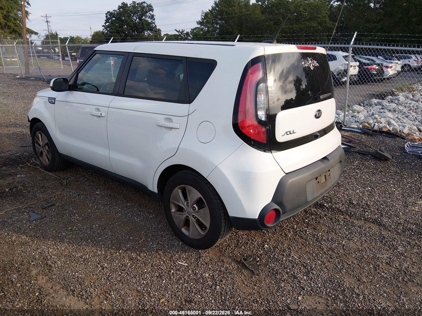 Vin: kndjn2a20f7804655, lot: 46664843, kia soul 20153