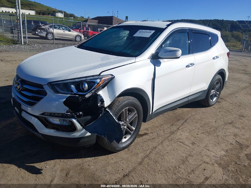 Vin: 5nmzu3lb0jh104726, lot: 46664850, hyundai santa fe sport 2.4l 20182