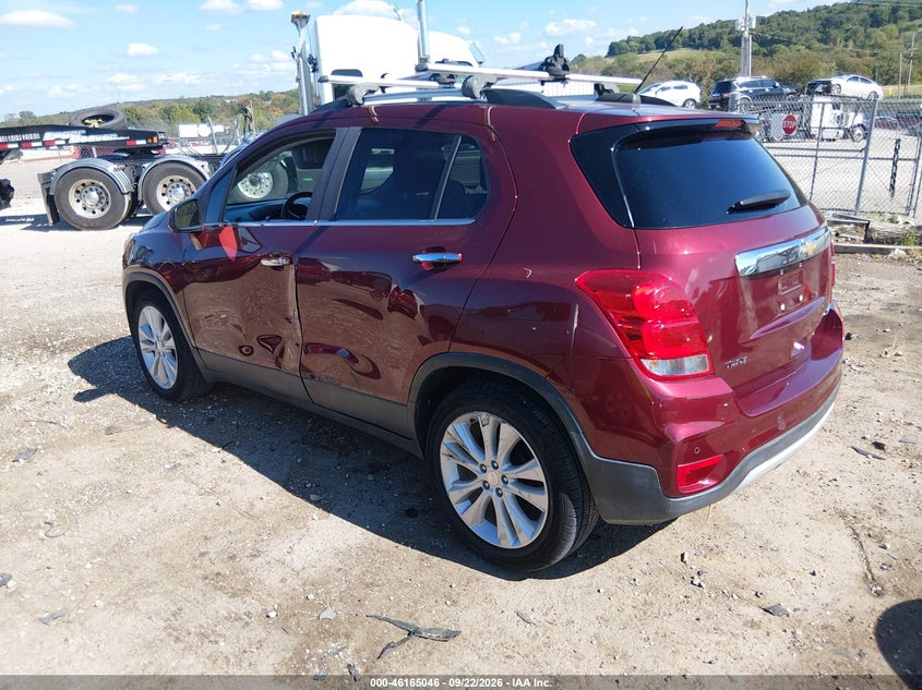 Vin: 3gncjmsb0hl195426, lot: 46664888, chevrolet trax premier 20173