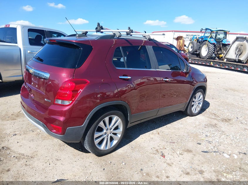 Vin: 3gncjmsb0hl195426, lot: 46664888, chevrolet trax premier 20174