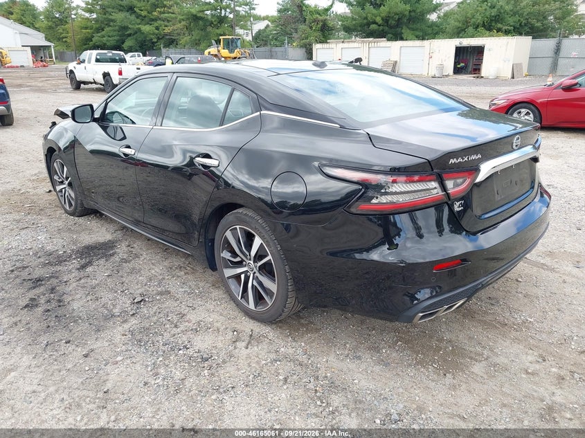 Vin: 1n4aa6dv7lc366475, lot: 46664903, nissan maxima sl xtronic cvt 20203
