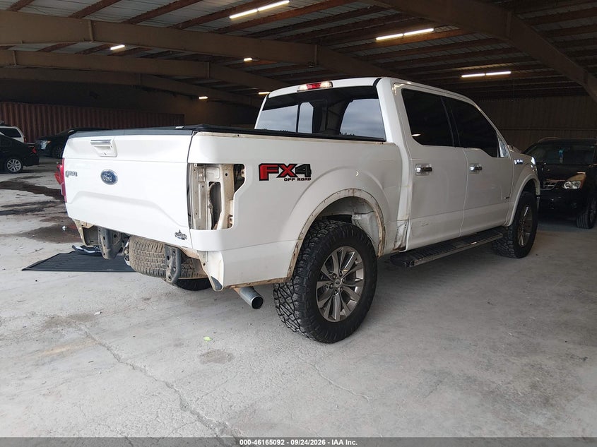 Vin: 1ftew1egxgfc05025, lot: 46664934, ford f-150 lariat 20164