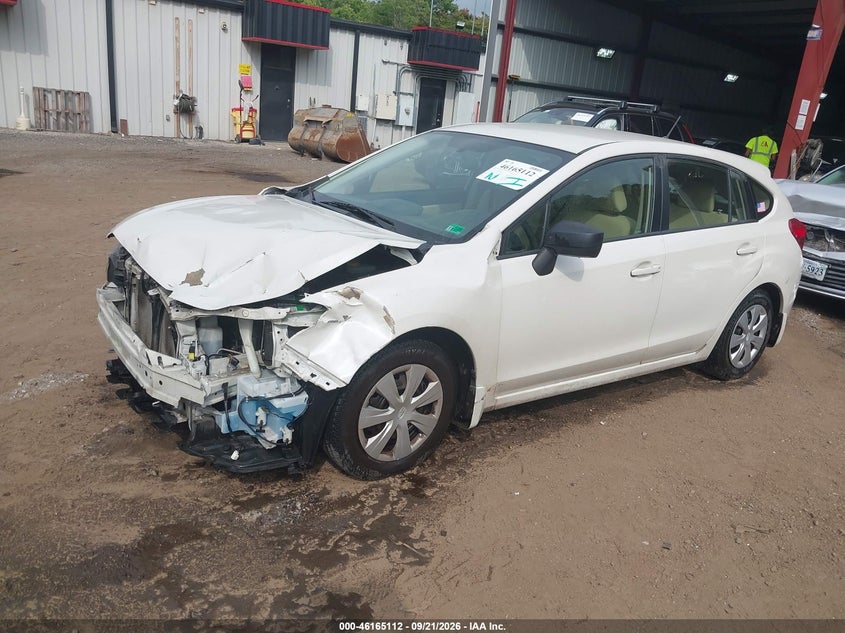 Vin: jf1gpaa66g9267562, lot: 46664954, subaru impreza 2.0i 20162