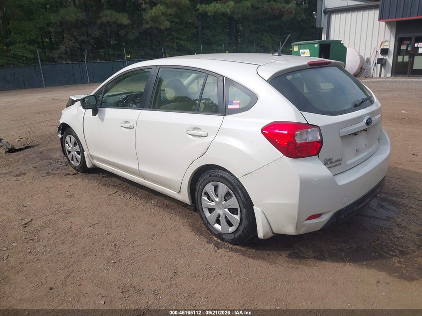 Vin: jf1gpaa66g9267562, lot: 46664954, subaru impreza 2.0i 20163