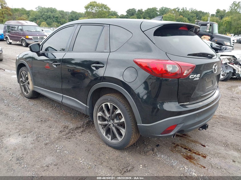 Vin: jm3ke4dy4g0639792, lot: 46664973, mazda cx-5 grand touring 20163