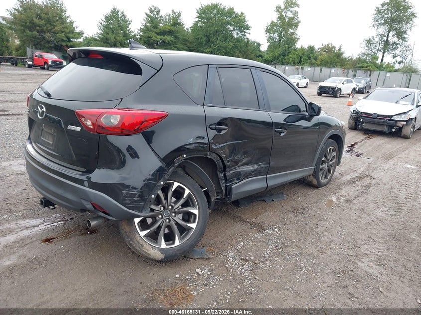 Vin: jm3ke4dy4g0639792, lot: 46664973, mazda cx-5 grand touring 20164