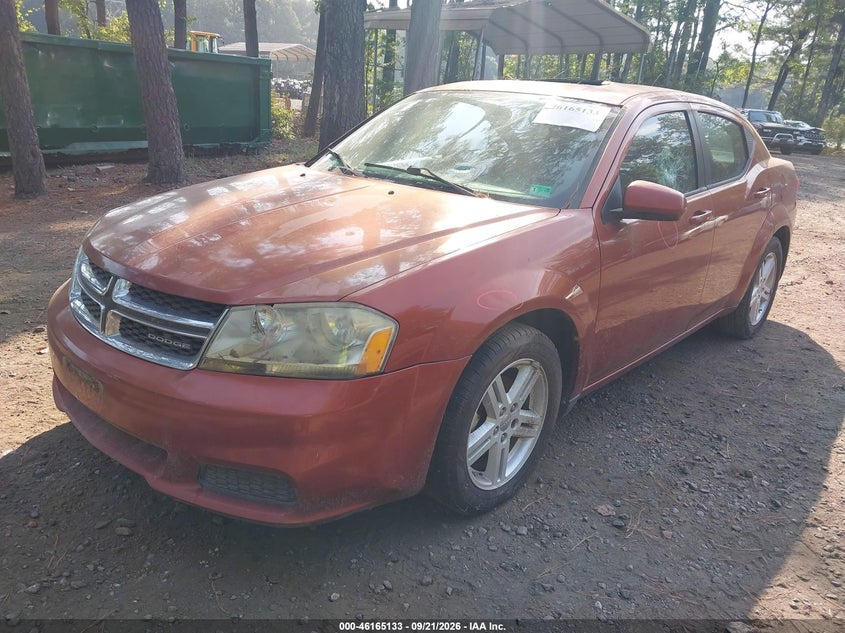Vin: 1c3cdzcb7cn154669, lot: 46664975, dodge avenger sxt 20122