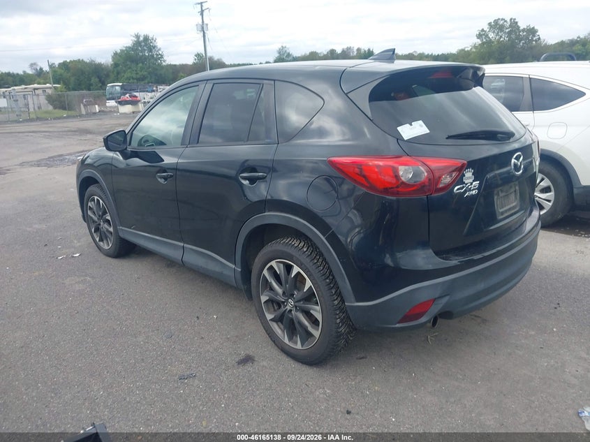 Vin: jm3ke4dy8g0870310, lot: 46664980, mazda cx-5 grand touring 20163