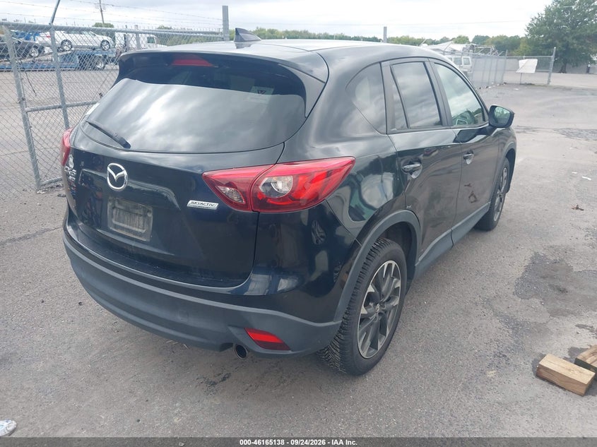 Vin: jm3ke4dy8g0870310, lot: 46664980, mazda cx-5 grand touring 20164