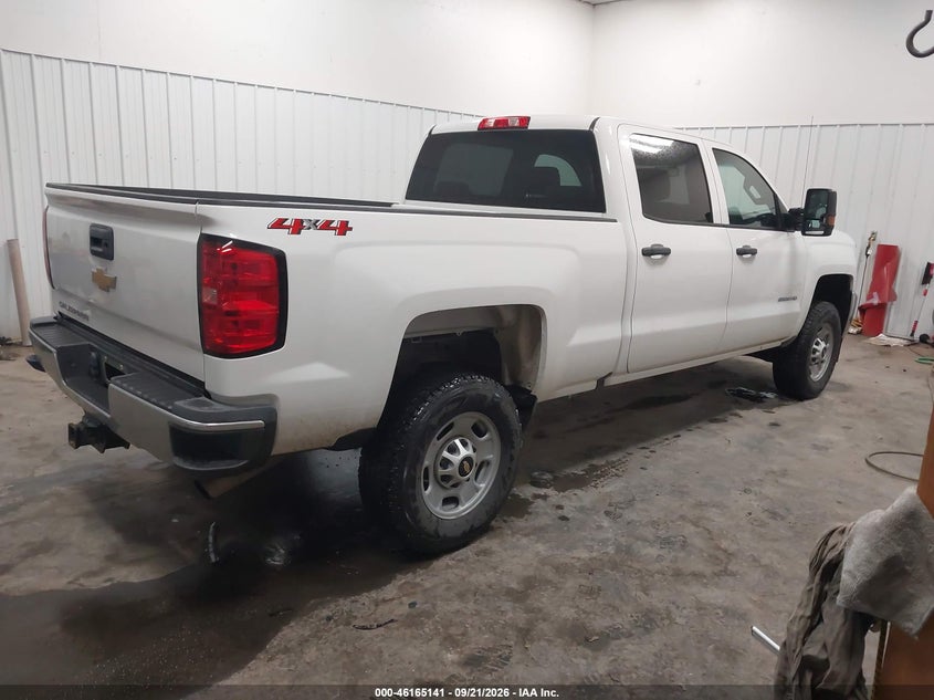 Vin: 1gc1kueg7jf220391, lot: 46664983, chevrolet silverado 2500hd wt 20184