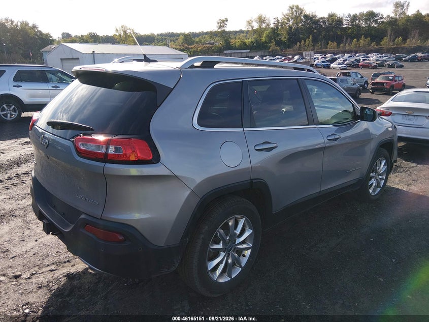 Vin: 1c4pjmds3ew254871, lot: 46664993, jeep cherokee limited 20144