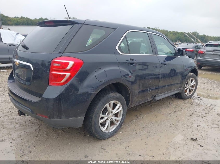 Vin: 2gnfleek9h6205562, lot: 46665000, chevrolet equinox ls 20174