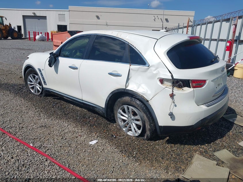 Vin: jn8cs1mu7hm140386, lot: 46665031, infiniti qx70 20173