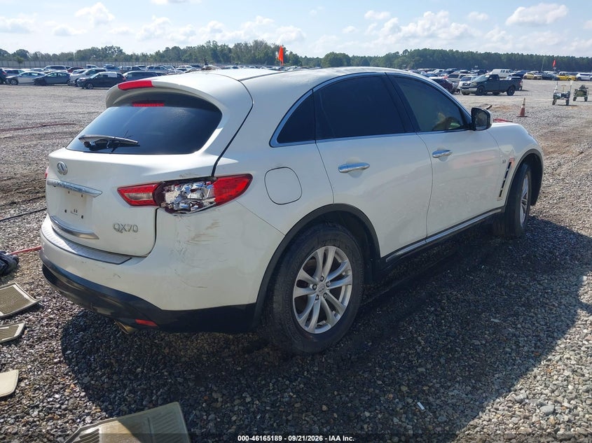 Vin: jn8cs1mu7hm140386, lot: 46665031, infiniti qx70 20174