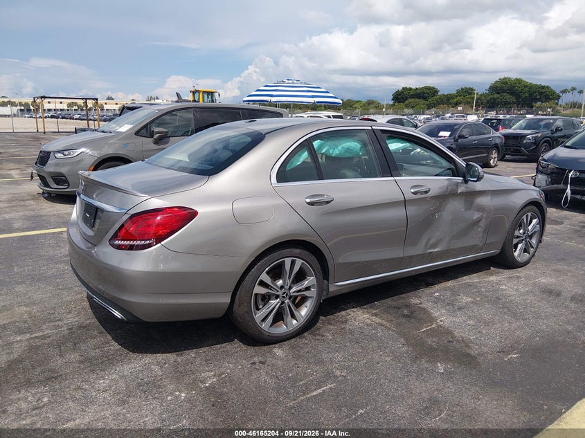 Vin: 55swf8db8ku317255, lot: 46665046, mercedes-benz c 300 20194