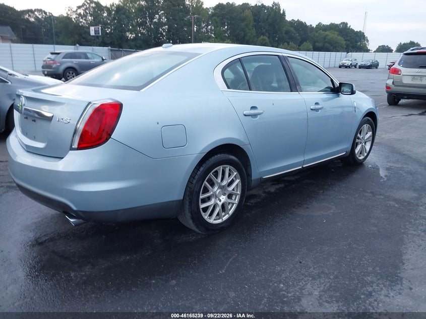 LINCOLN MKS 2009 VIN 1LNHM93RX9G616729