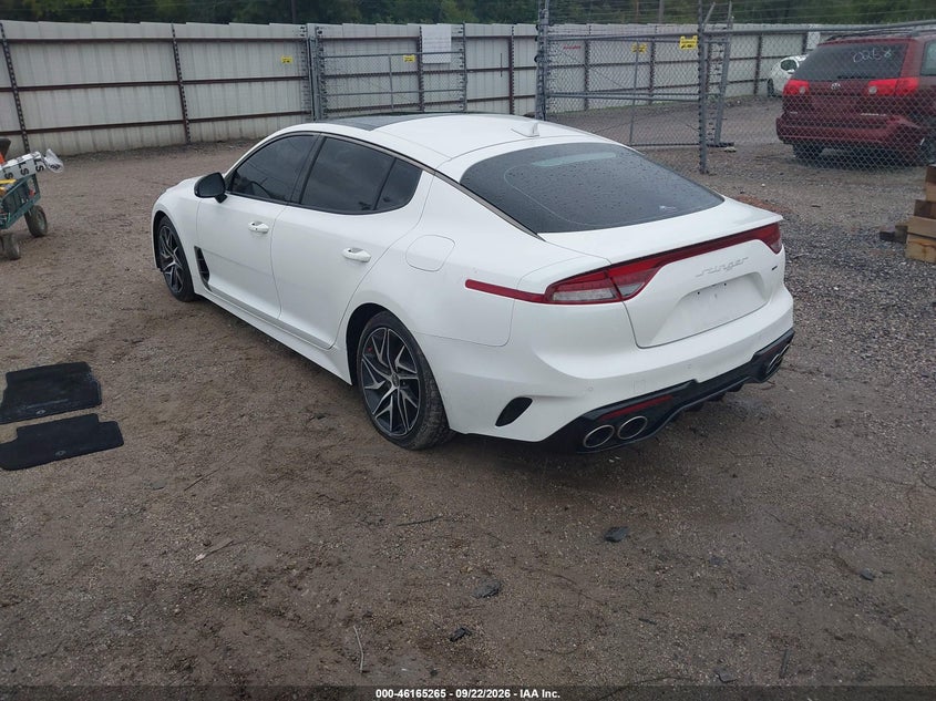 Vin: knae35ld1p6134898, lot: 46665107, kia stinger gt-line 20233