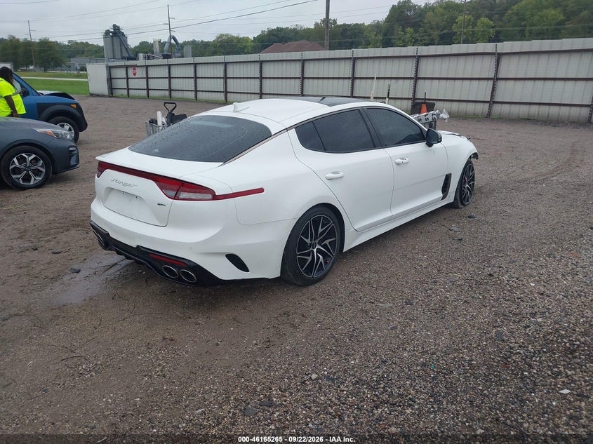 Vin: knae35ld1p6134898, lot: 46665107, kia stinger gt-line 20234