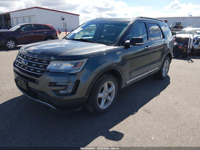 2017 Ford Explorer, Удар спереду, IAAI, VIN 1FM5K8D88HGA39867 — фото 2