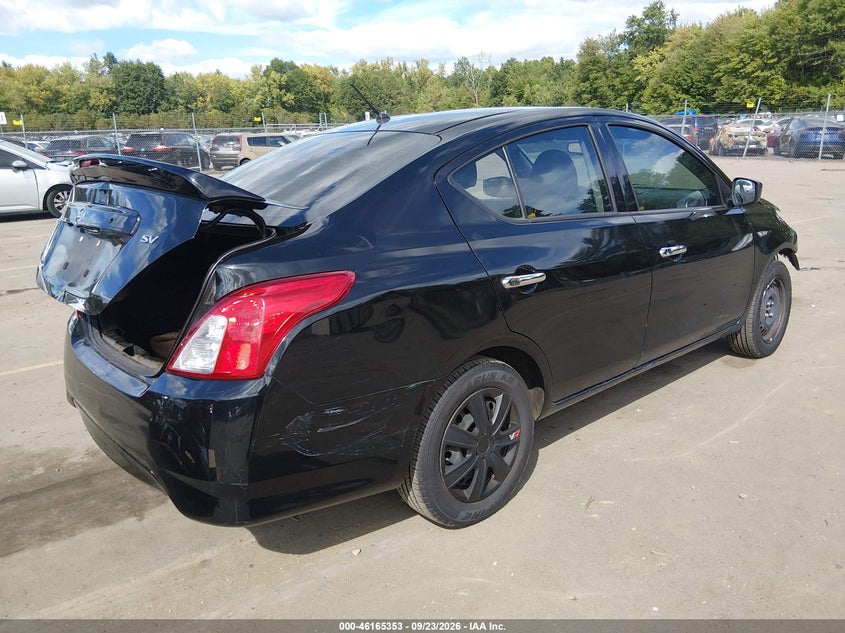 Vin: 3n1cn7ap8jl885624, lot: 46665195, nissan versa 1.6 sv 20184