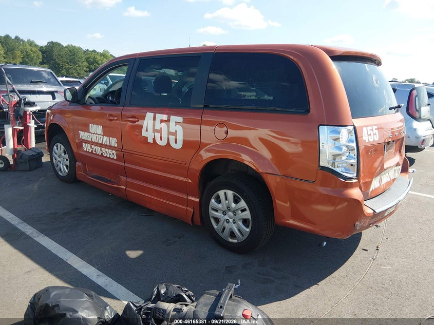 Vin: 2c7wdgbg0hr756255, lot: 46665223, dodge grand caravan se 20173