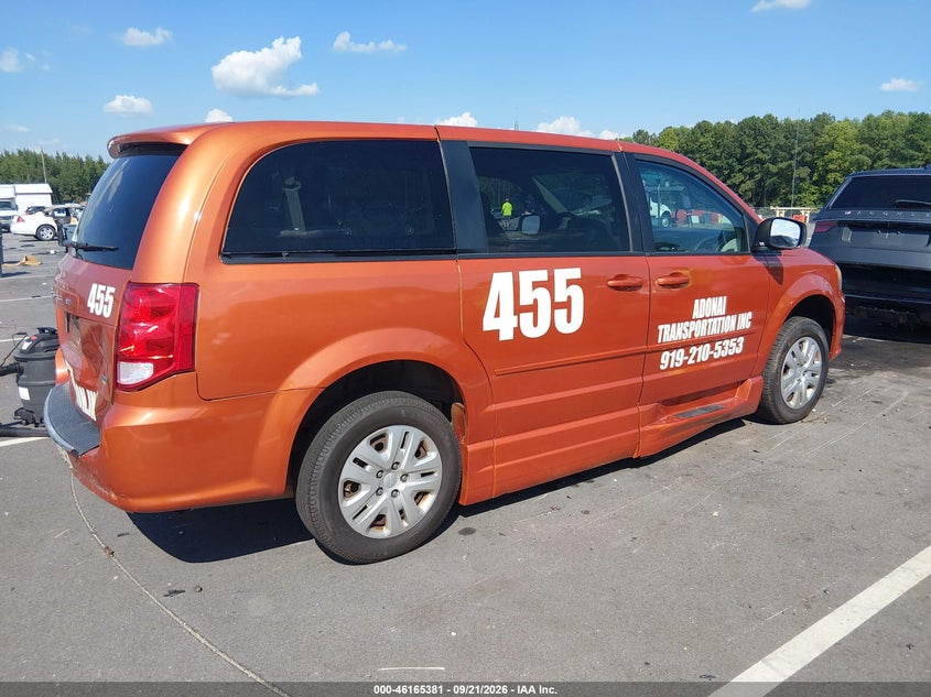 Vin: 2c7wdgbg0hr756255, lot: 46665223, dodge grand caravan se 20174