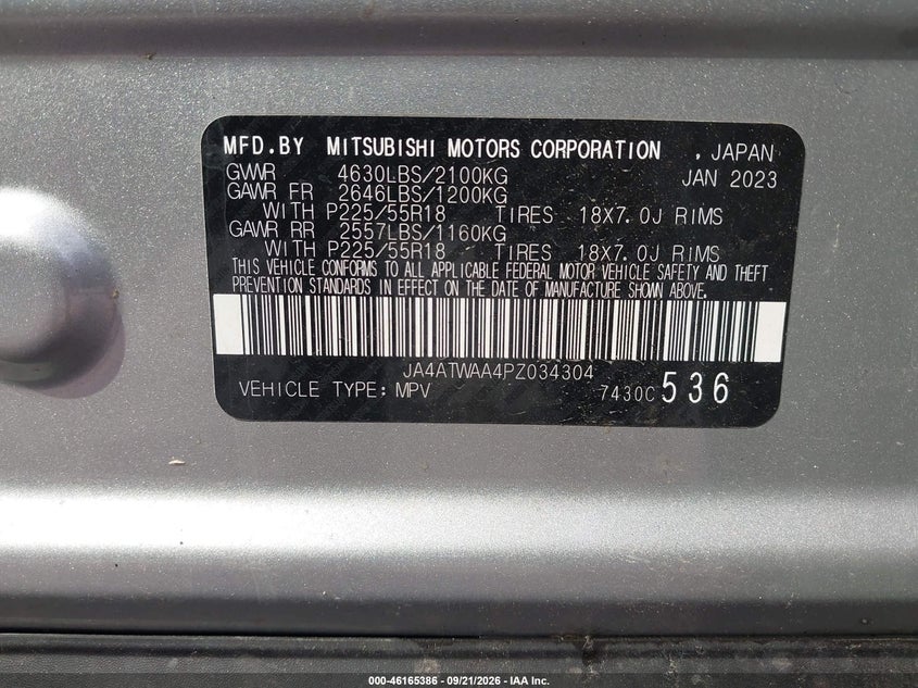 2023 MITSUBISHI ECLIPSE CROSS SE S-AWC/SEL S-AWC · Фото 9