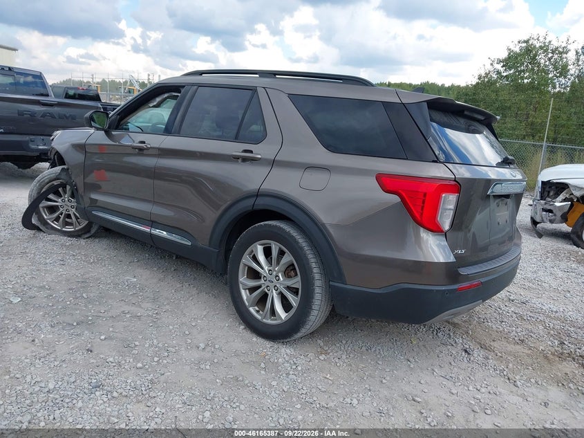 Vin: 1fmsk7dh1mga27535, lot: 46665229, ford explorer xlt 20213