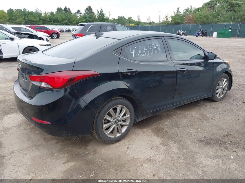 Vin: 5npdh4ae4gh660261, lot: 46665237, hyundai elantra se 20164