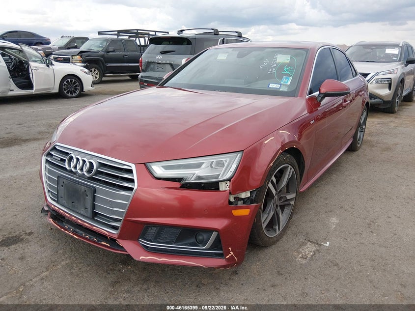 Vin: waufnaf49jn000821, lot: 46665241, audi a4 2.0t premium 20182
