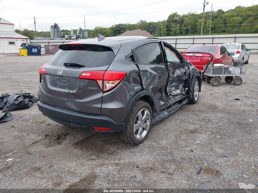 Vin: 3czru6h5xgm757603, lot: 46665248, honda hr-v ex 20164