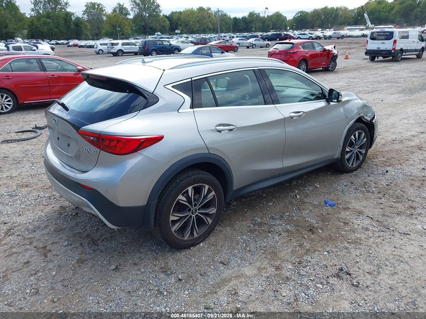 Vin: sjkch5cr7ka007437, lot: 46665249, infiniti qx30 luxe 20194