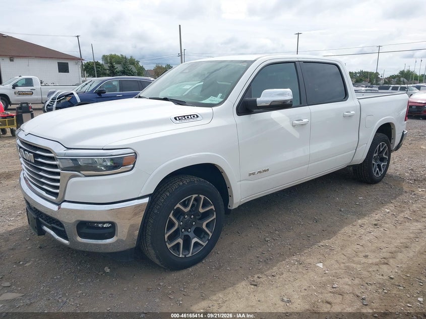 Vin: 3c6srfjp1t4168087, lot: 46665256, ram 1500 laramie 20262