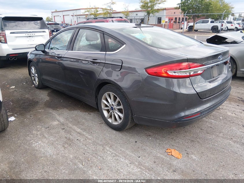 Vin: 3fa6p0h78hr109184, lot: 46665259, ford fusion se 20173