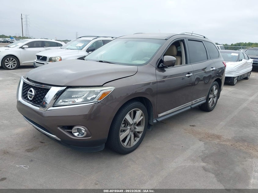 Vin: 5n1ar2mn4fc639853, lot: 46665291, nissan pathfinder platinum 20152