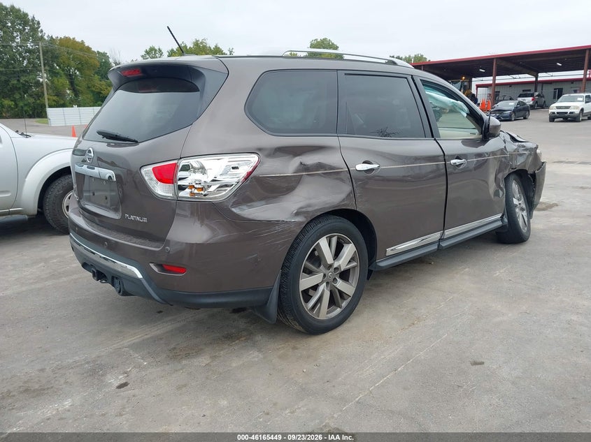 Vin: 5n1ar2mn4fc639853, lot: 46665291, nissan pathfinder platinum 20154