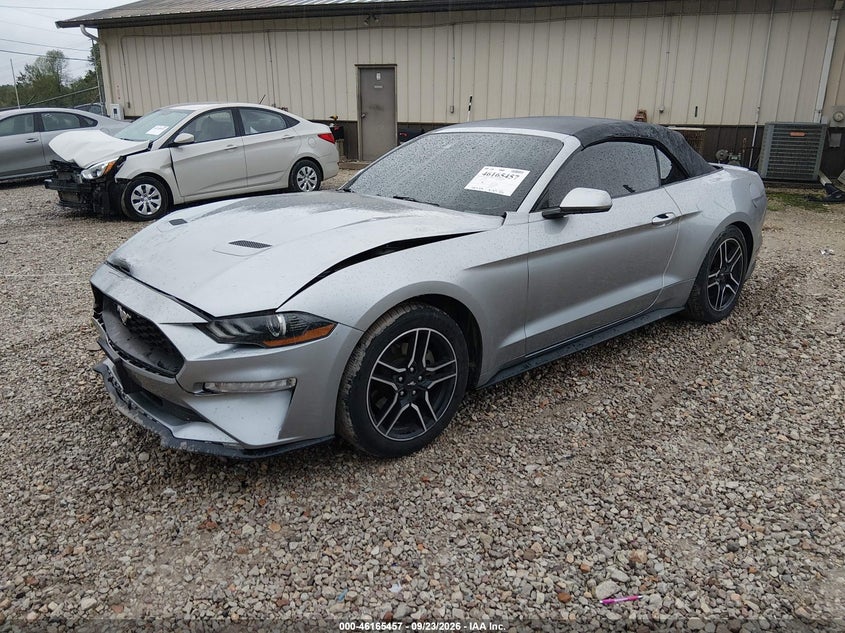 Vin: 1fatp8uh8m5101423, lot: 46665299, ford mustang ecoboost premium 20212