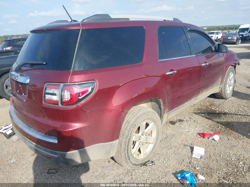 Vin: 1gkkrpkdxfj133380, lot: 46665352, gmc acadia sle-2 20154