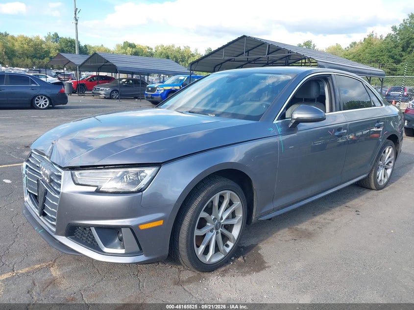 Vin: waudnaf45ka108935, lot: 46665367, audi a4 45 premium 20192